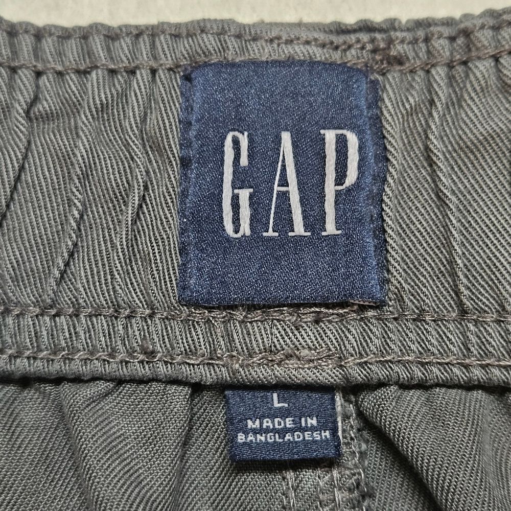 NWT Gap Women's Sz L Gray Tencel Pull On Pants - Picture 9 of 14